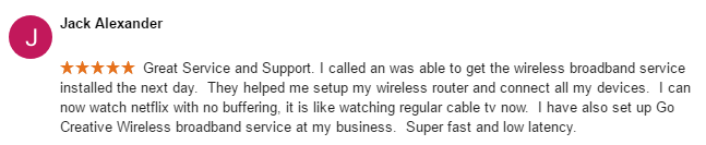 Internet Internet Tech support testamonial